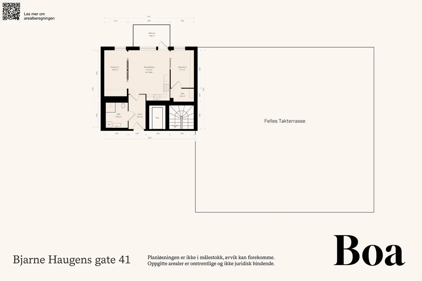 Illustrerende plantegning